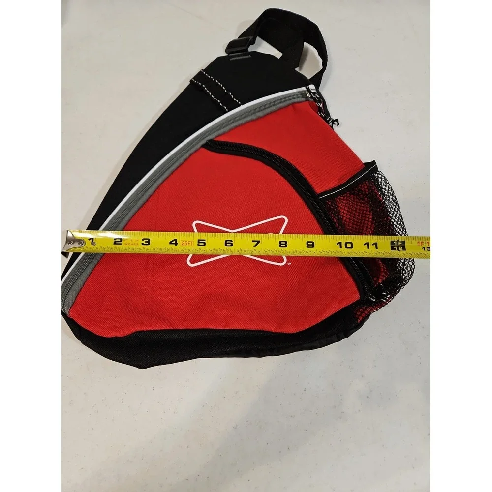 one strap backpack Sonic Drive In‎ Sling Bag Red 15